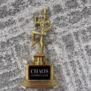 Gold Chaos Coordinator Trophy